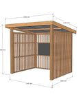 Hut Cubby House - Open Front Style