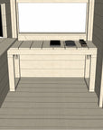 Cubby House 1200mm Interior Wooden Kitchen Stove Top
