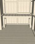 Cubby House 1500mm Internal Timber Bench Workshop or Crafting Desk