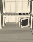 Cubby House 1500mm Internal Timber Kitchen and Oven