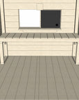 Cubby House 1800mm Internal Timber Bench Workshop or Crafting Desk