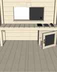 Cubby House 1800mm Interior Wooden Kitchen and Oven