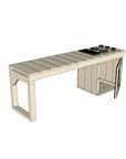 Cubby House 1800mm Internal Timber Kitchen and Oven