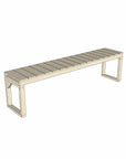 Cubby House 2400mm Internal Timber Bench Workshop or Crafting Desk