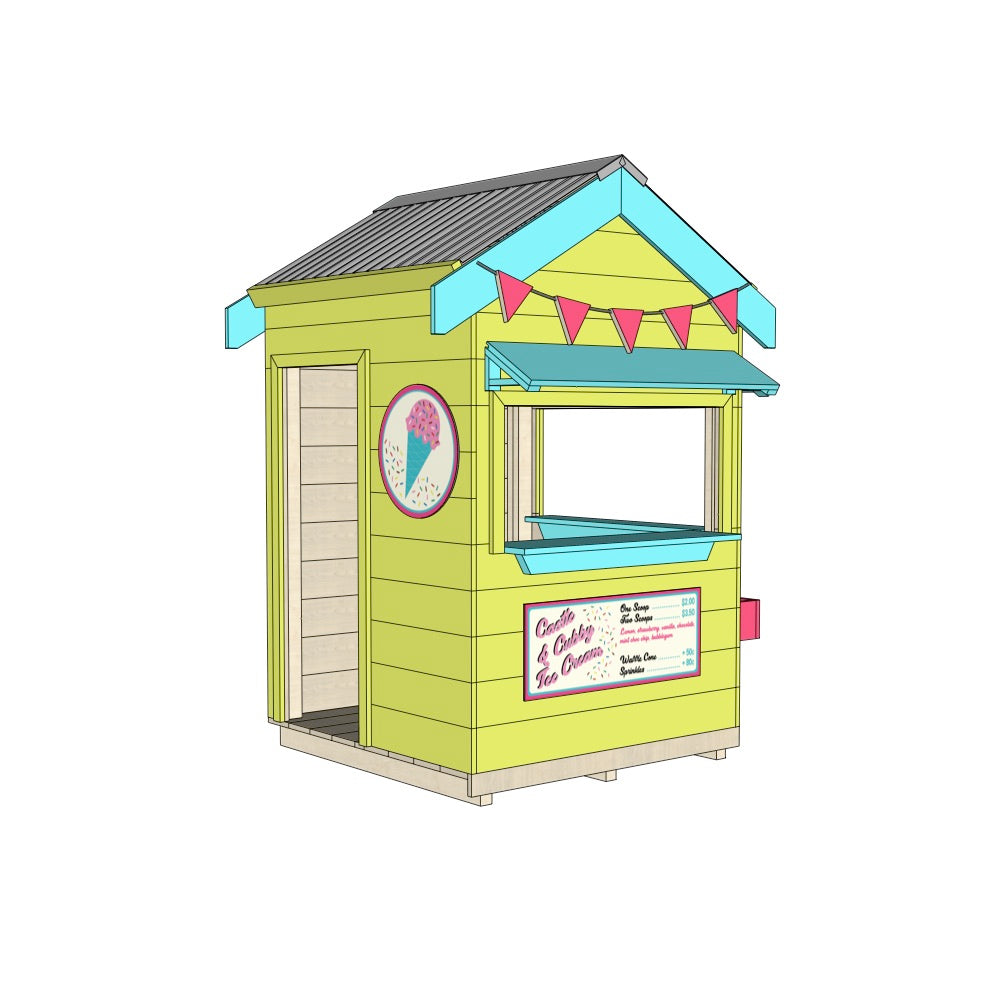 Ice Cream Shop Cubby House