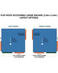 Commercial Signature Style: Accessible Flat Roof Cubby Houses