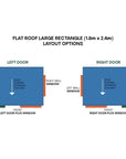 Layout diagram for large rectangle