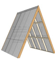 Large Timber Open A Frame Diffused Grey Roof No Back