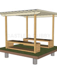 Mud Kitchen Shade Shelter - UV Canopy