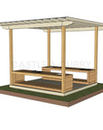 Mud Kitchen Shade Shelter - UV Canopy