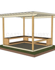 Mud Kitchen Shade Shelter - UV Canopy