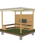 Mud Kitchen Shade Shelter - UV Canopy