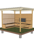 Mud Kitchen Shade Shelter - UV Canopy
