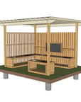 Mud Kitchen Shade Shelter - UV Canopy