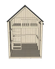 Barn with Mezzanine Cubby House - Resi