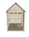 Barn with Mezzanine Cubby House - Resi