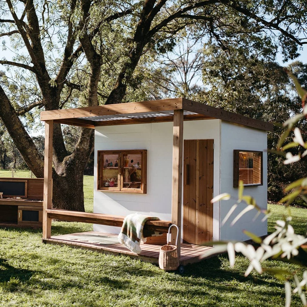 Skillion Roof Castle Cubby Australian Modern Cubby House With