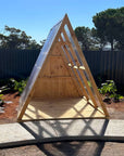Open A-Frame Cubby House