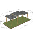 Signature Timber Shade Structure โ UV Canopy