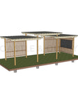 Signature Timber Shade Structure โ UV Canopy