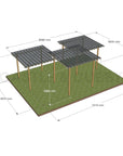Signature Timber Shade Structure โ UV Canopy