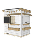 Signature Style: Flat Roof Wooden Cubby House