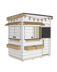Signature Style: Flat Roof Wooden Cubby House