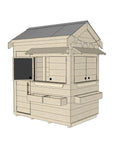 Signature Style: Pitched Roof Wooden Cubby Houses