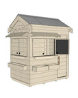 Signature Style: Pitched Roof Wooden Cubby Houses