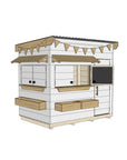 Signature Style: Flat Roof Wooden Cubby House