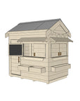 Signature Style: Pitched Roof Wooden Cubby Houses