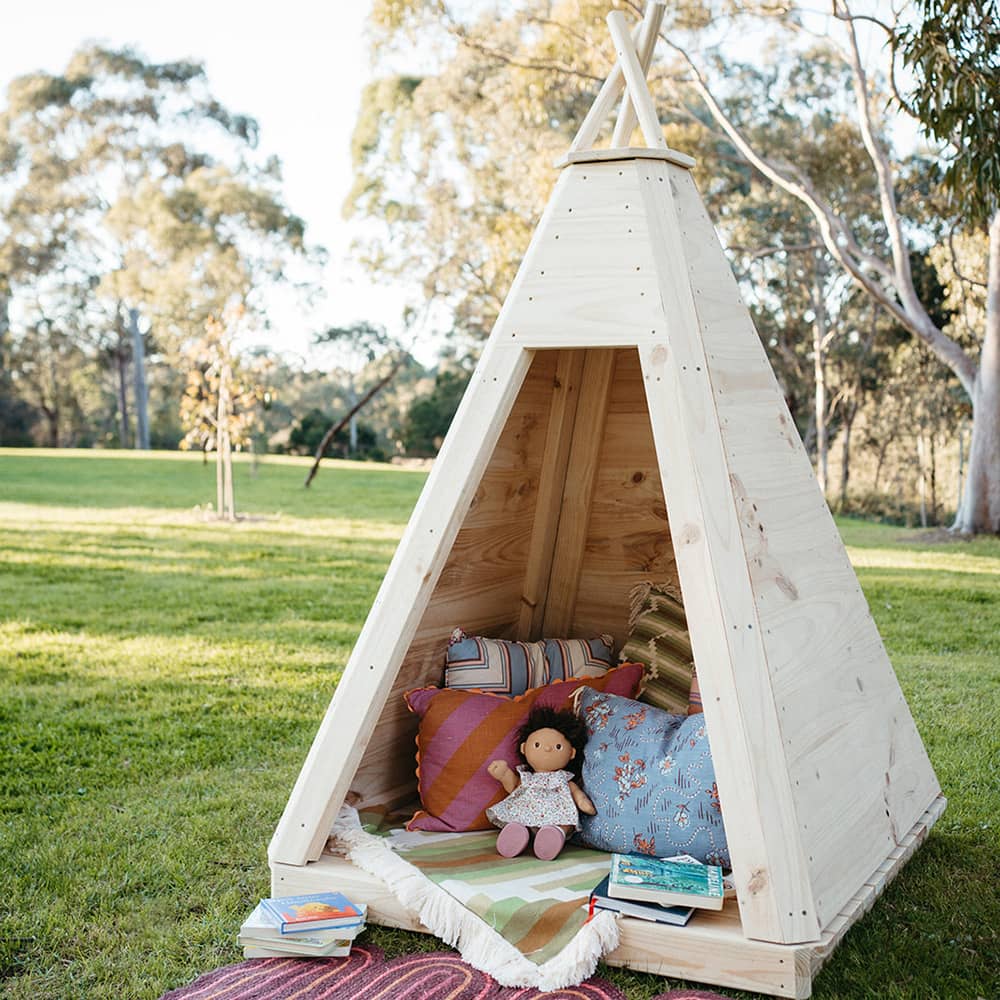 Timber Teepee Cubby Houses