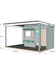 Vet Cubby House with Wraparound Verandah