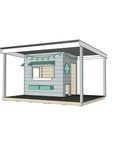 Vet Cubby House with Wraparound Verandah