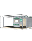 Vet Cubby House with Wraparound Verandah
