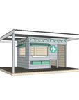 Vet Cubby House with Wraparound Verandah