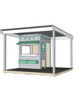Vet Cubby House with Wraparound Verandah
