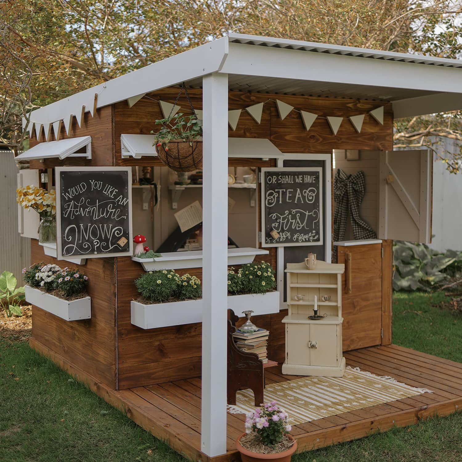 Signature Style: Wraparound Verandah Wooden Cubby House