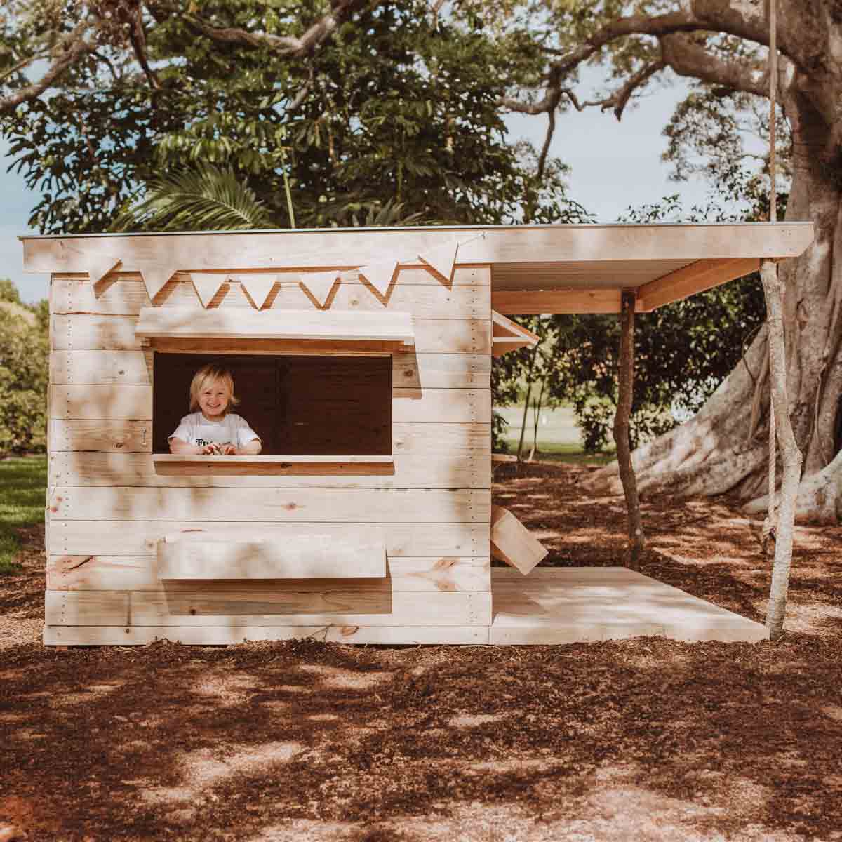 Signature Style: Front Verandah Wooden Cubby Houses