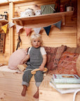 Wooden bench seat storage box by Castle & Cubby - Perfect for storing away play items