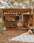 Castle Cubby Painted Timber Cubby House Verandah Roof Decking Accessories