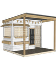 Layout options for midi rectangle cubby with front verandah