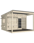 Layout options for large rectangle cubby with front verandah