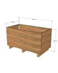 Australian Hardwood Timber Planter Boxes for the garden or indoors