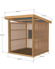 Hut Cubby House - Open Front Style