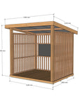 Hut Cubby House - Open Front Style
