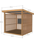 Hut Cubby House - Open Front Style