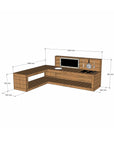 Medium Hardwood Wooden L Shaped Mud Kitchen with Stovetop and Sink