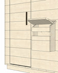 Raw Pine Cubby House Letterbox