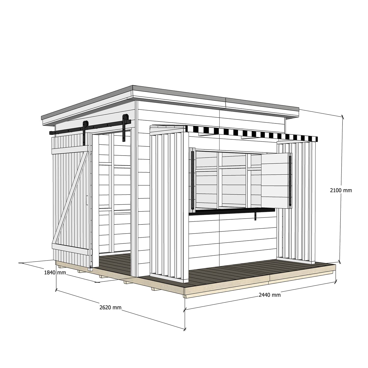 Mister Zimi Cubby House - 'Mini Zimi' - Residential